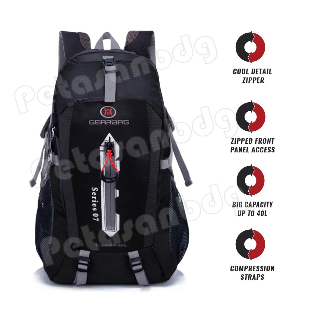 PTS -Gear Bag X Infinity.PTS 13095 Durable 40L Resistance + Raincover