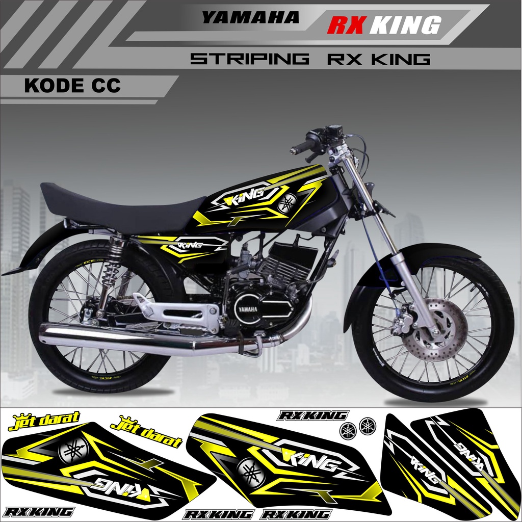 Sticker Rx King Variasi Stiker Striping Rx King Kode CC