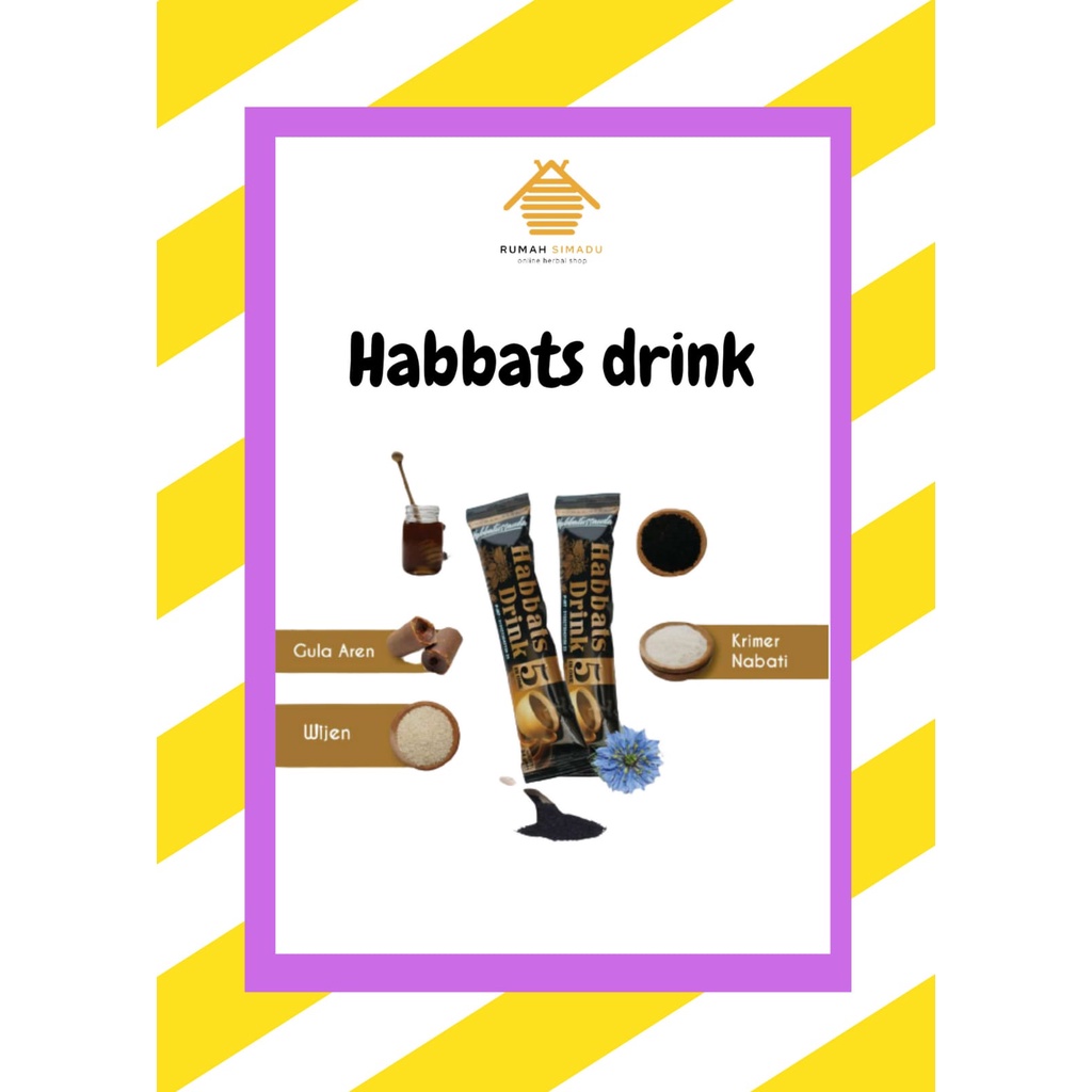

Habbats Drink Minuman Instant Aman Untuk Lambung