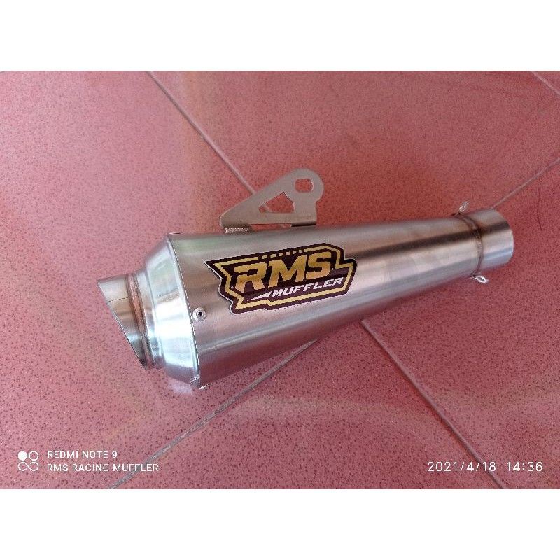Knalpot RMS Fantera panjang 23cm Sarangan setengah