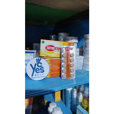 Obat Mencret Entrostop Tablet 1 blister 12 Tablet Diare buang air Besar BAB