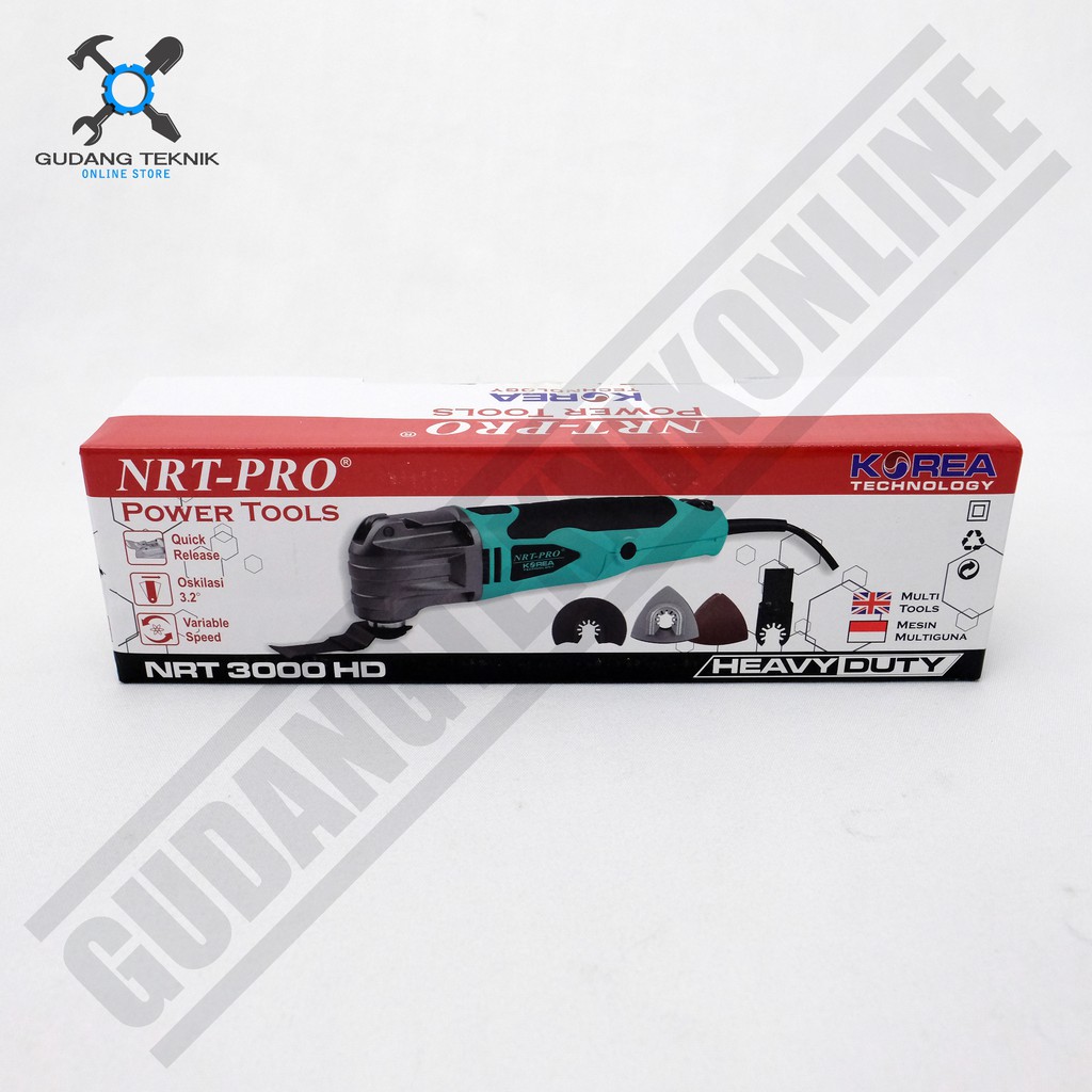 Mesin Multiguna NRT 3000 HD - Mesin Oskilasi Multi Tool Cutter Sand NRT Pro