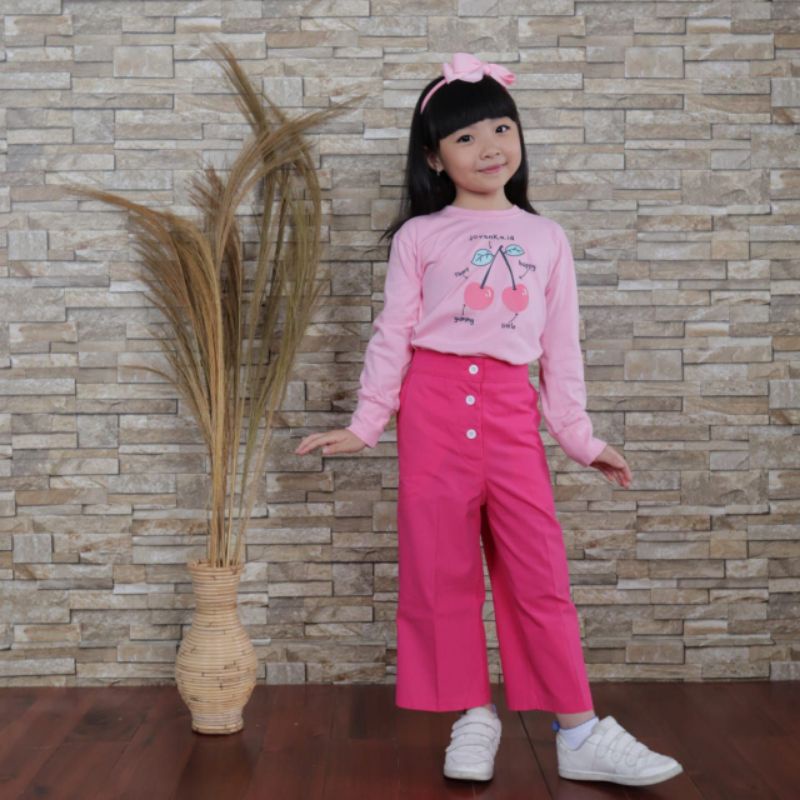 Setelan Kulot Girly Jovanka Size : 2-9th