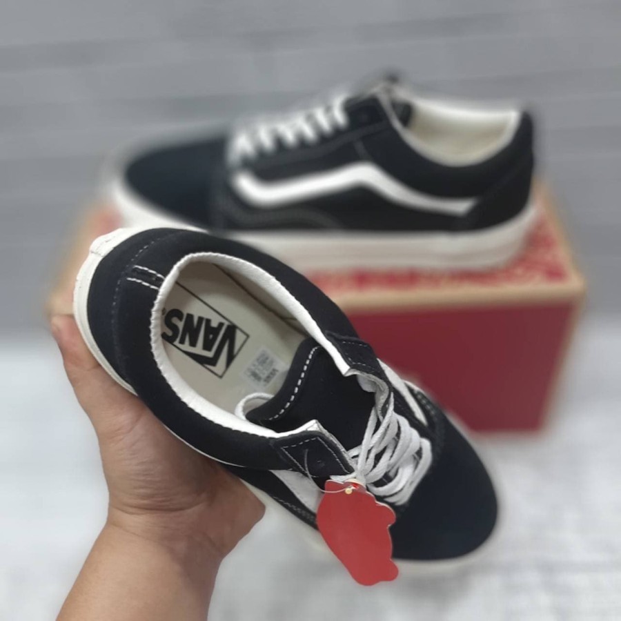 [ BISA COD ] Sepatu Vans Oldskool Black White OG Size 39-43 Premium Quality Made In China BNIB