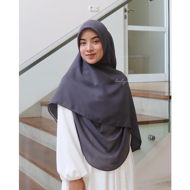 DAILYAL - Humaira Scarf (Etalase 1 segiempat oval malay bahan polycotton jumbo size M,L dan XL)