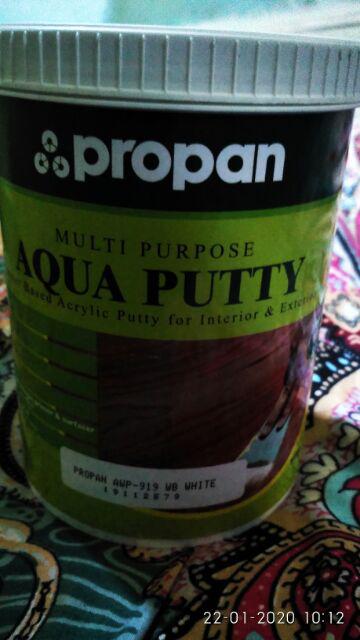 Propan Aqua Putty Dempul Duco Khusus Mebel & Furniture Warna Putih Multipurpose Multi Purpose U Cat