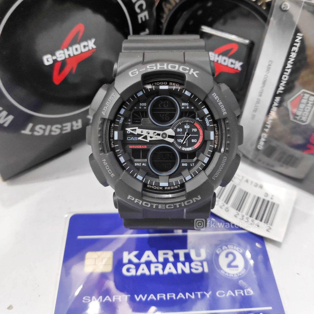 G-SHOCK GA-140-1A1DR / GA140 Original Jam Tangan Pria G-SHOCK Digital Analog