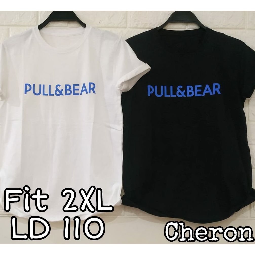 CHERON 22246 - Kaos Distro Wanita Fit XXL LD 110 Baju Atasan Oblong Cewek Jumbo 2XL Big Size Bigsize