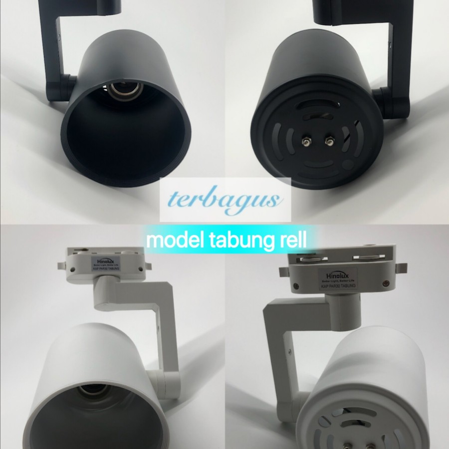 kap lampu par30 housing lampu par30 fittingspotlight par30 rell plafon