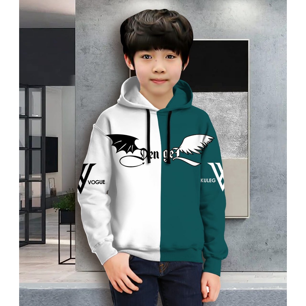 Hoodie Anak Vaque Anak Gaming Bahan Fleece Tebal /Jaket Anak Laki Laki/Jaket Anak Terbaru/4-11 TAHUN(FLAVA_STORE)