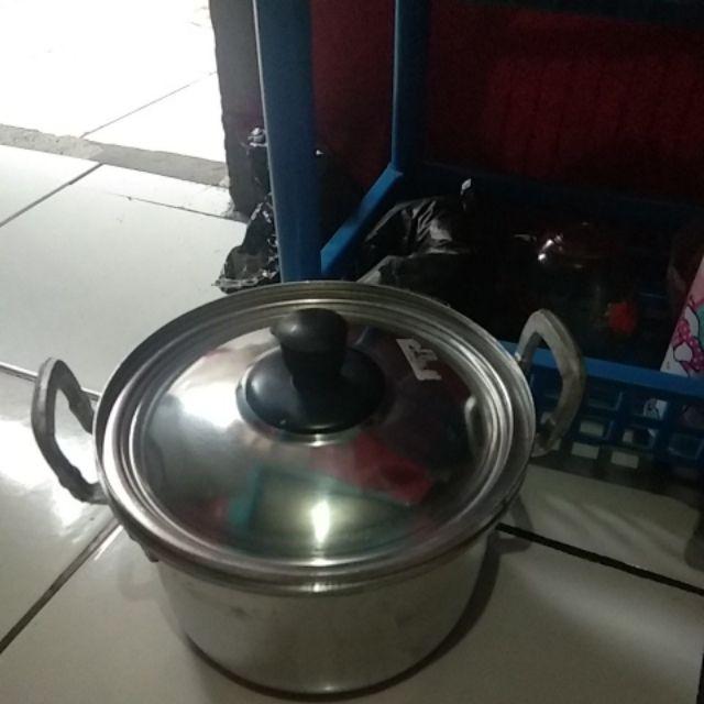 Panci Tutup Alumunium Ptl 16 / Panci Kuping / Panci Alumunium Tutup