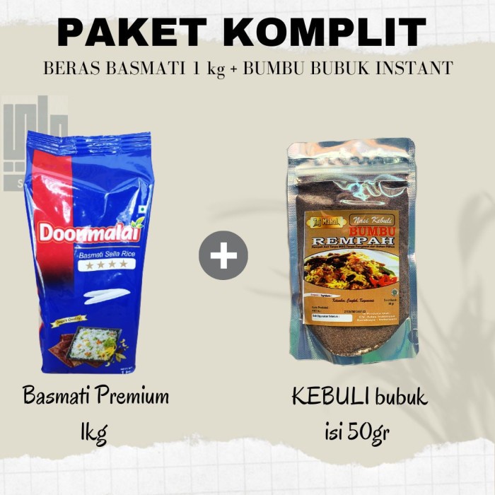 

COD Paket Bumbu Rempah Kebuli Beras Basmati Nasi Kebuli - KEBULI 50gr