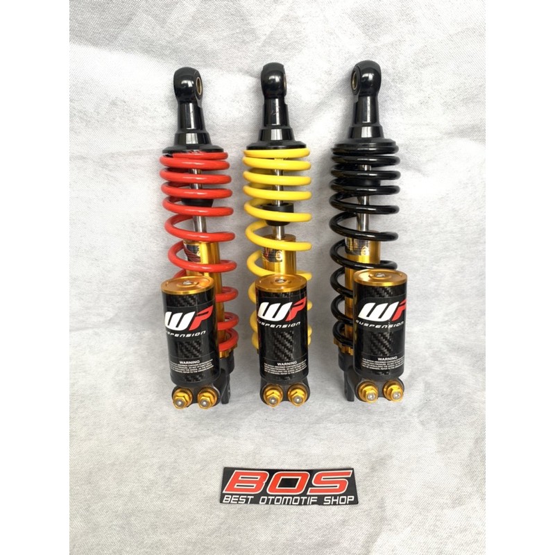 Shockbreaker/shock belakang matic tabung bawah model wp carbon series uk310-330 mio,fino,beat,scoopy