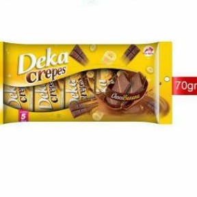 

DEKA Crepes CHOCO BANANA / CHOCO NUT ( isi 5pcs ) 70gr