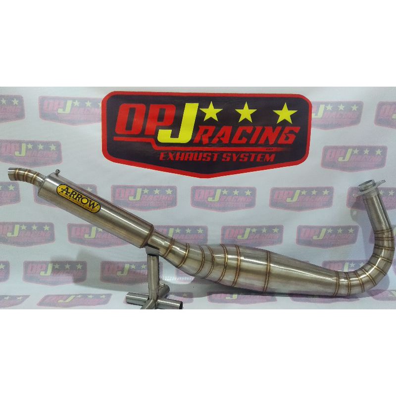 Knalpot Kolong telo kobra ARROW RX king stainless