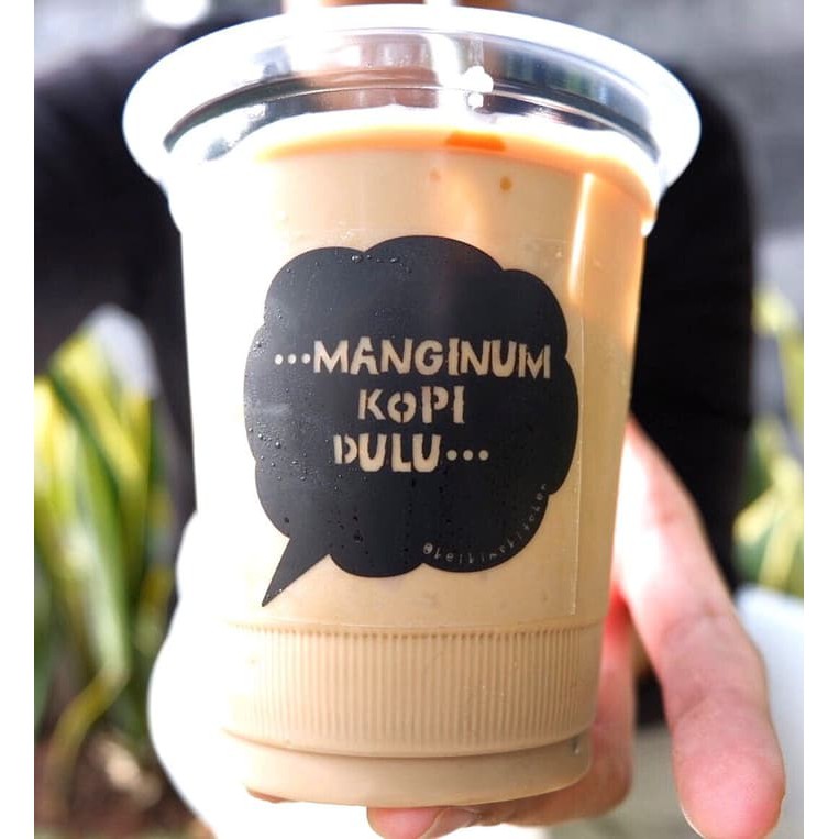 

Kopi susu "manginum kopi dulu" - healthy but tasty low calorie coffee - kkp2496