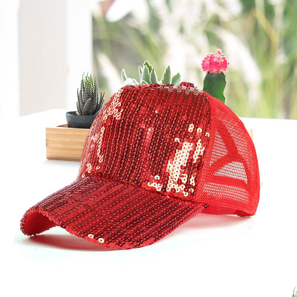 sequin ball caps
