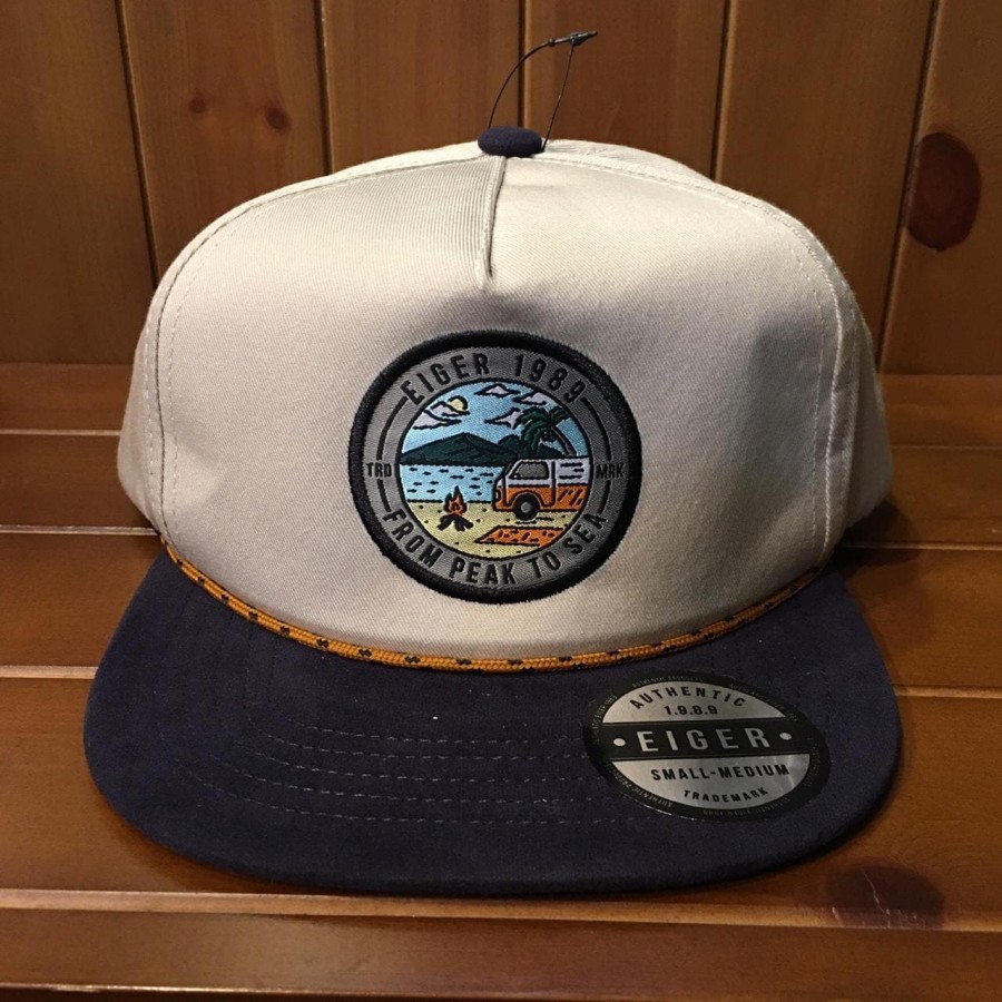 Topi  eiger COMVEE Cap Trucker Basball Pria Original