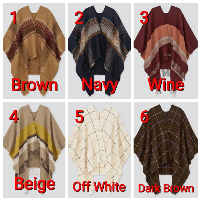 Women Syal 2WAY Uniqlo Diskon