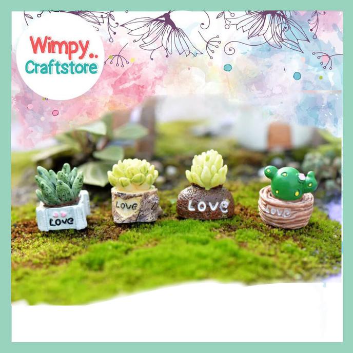 

Miniature Kaktus Sukulen Hiasan Terrarium Hiasan Taman Cake Topper wimp11 Ayo Beli