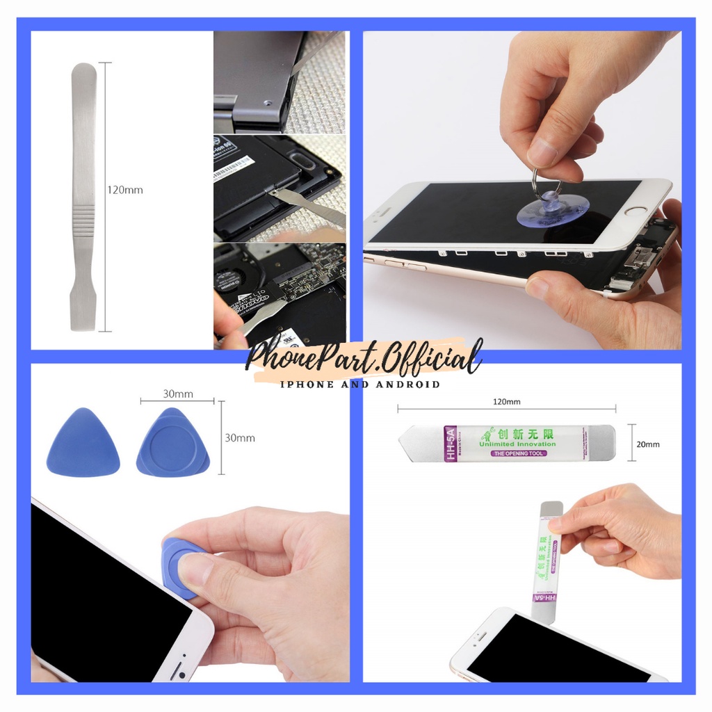 Alat Bongkar HP 1 set Obeng HP 21 in 1 Toolkit HP Service Smartphone