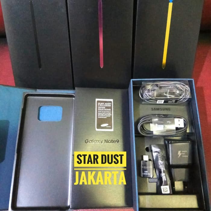 Fullset Original dus box samsung galaxy Note 9