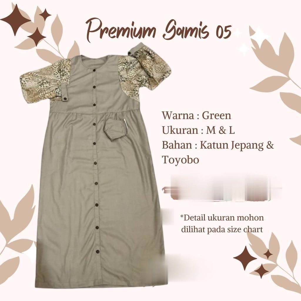 EZ PONDOK SANTRWATI MUSLIM - PREMIUM GAMIS 05 - BAJU HARIAN SANTRI GONTOR PUTRI