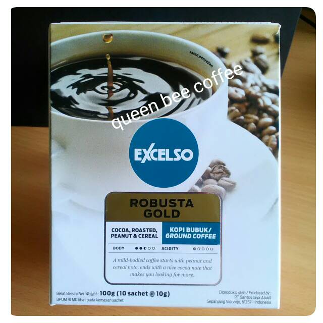 

NEW!!!! Excelso Robusta Gold 10 Sachet @10 gr