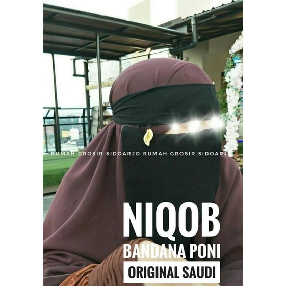 CADAR BANDANA/ NIQOB BANDANA ORIGINAL SAUDI, IMPORT SAUDI ARABIA