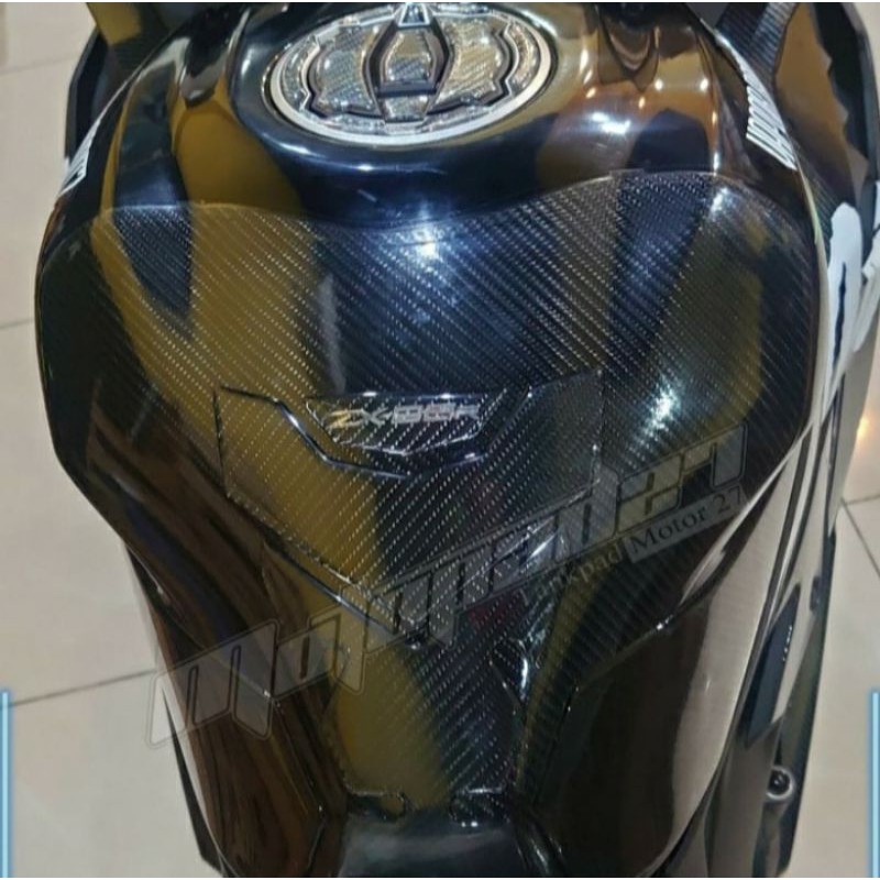 Stiker Tankpad Tank Protector Carbon Full Set Kawasaki ZX25R