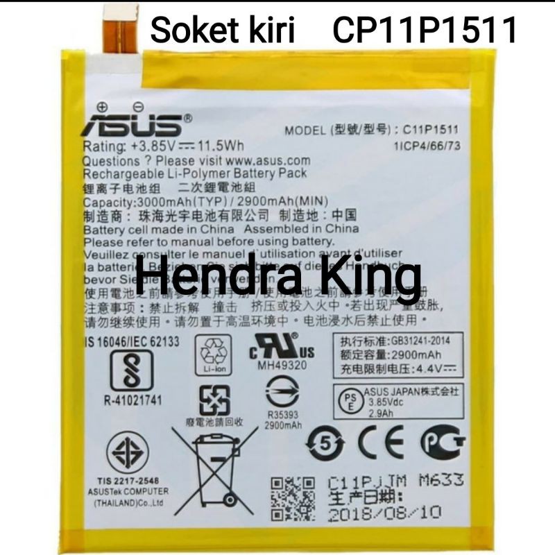 Baterai Asus Zenfone 3 ZE552KL / Battery Asus Zenfone Z012DB C11P1511