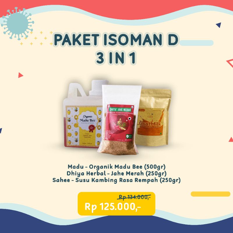 

Paket Isoman D 3 IN 1