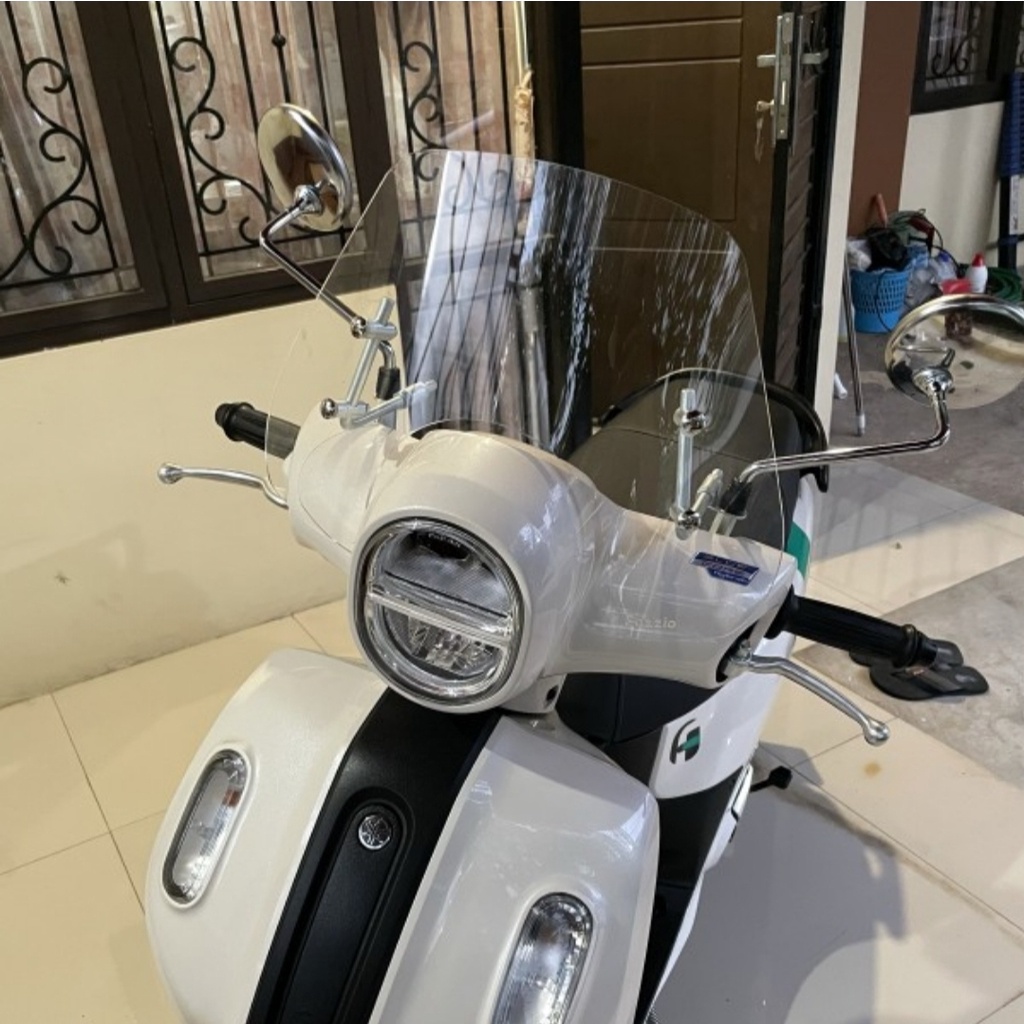 windshield kaca visor yamaha fazzio