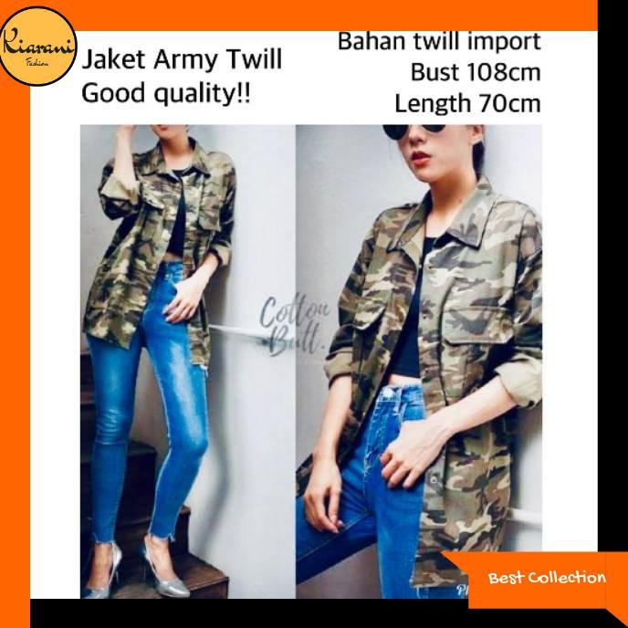 Jaket Army Wanita 218 - Jaket Wanita Army 218 - Army