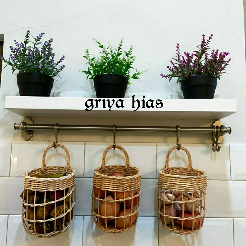 KERANJANG TELUR ROTAN MINI