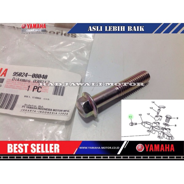 BAUT SEGITIGA ATAS RX KING 9502408040 ASLI YAMAHA aad113