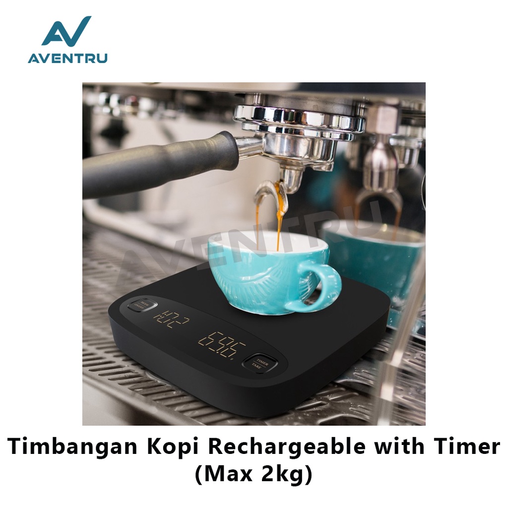 Timbangan Kopi Espresso Coffee Scale USB Rechargeable KC-803