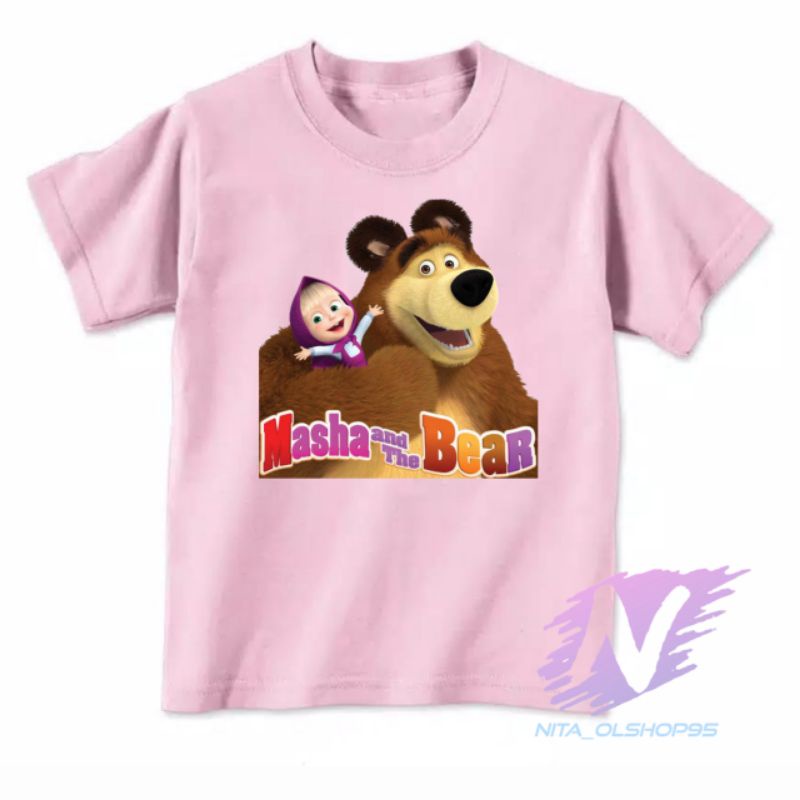 kaos marsa and the bear baju kaos masha