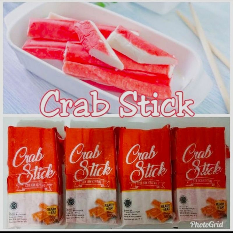 

MINAKU CRAB STICK 500 GRAM / OLAHAN IKAN BENTUK STIK RASA KEPITING / FROZEN FOOD