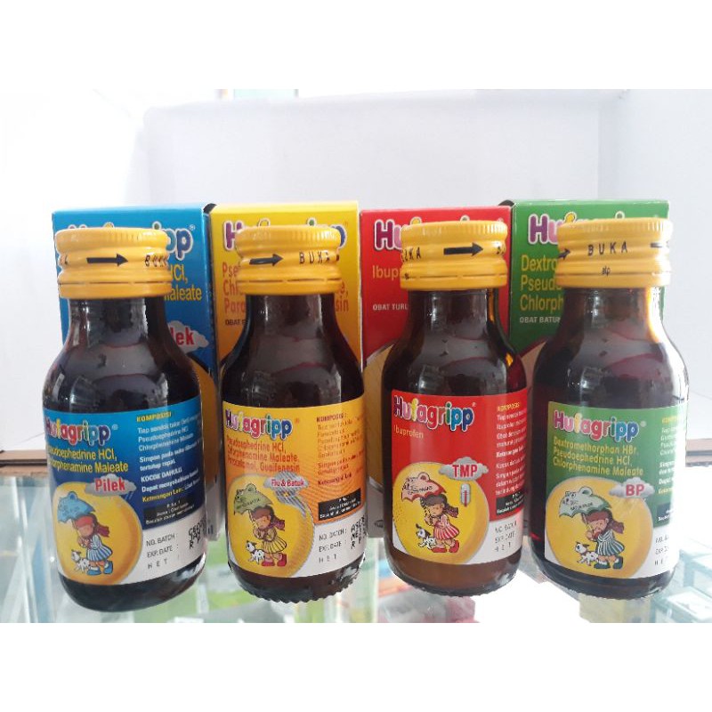 Hufagrip Sirup Batuk, Flu, Pilek dan Penurun Panas 60 ml