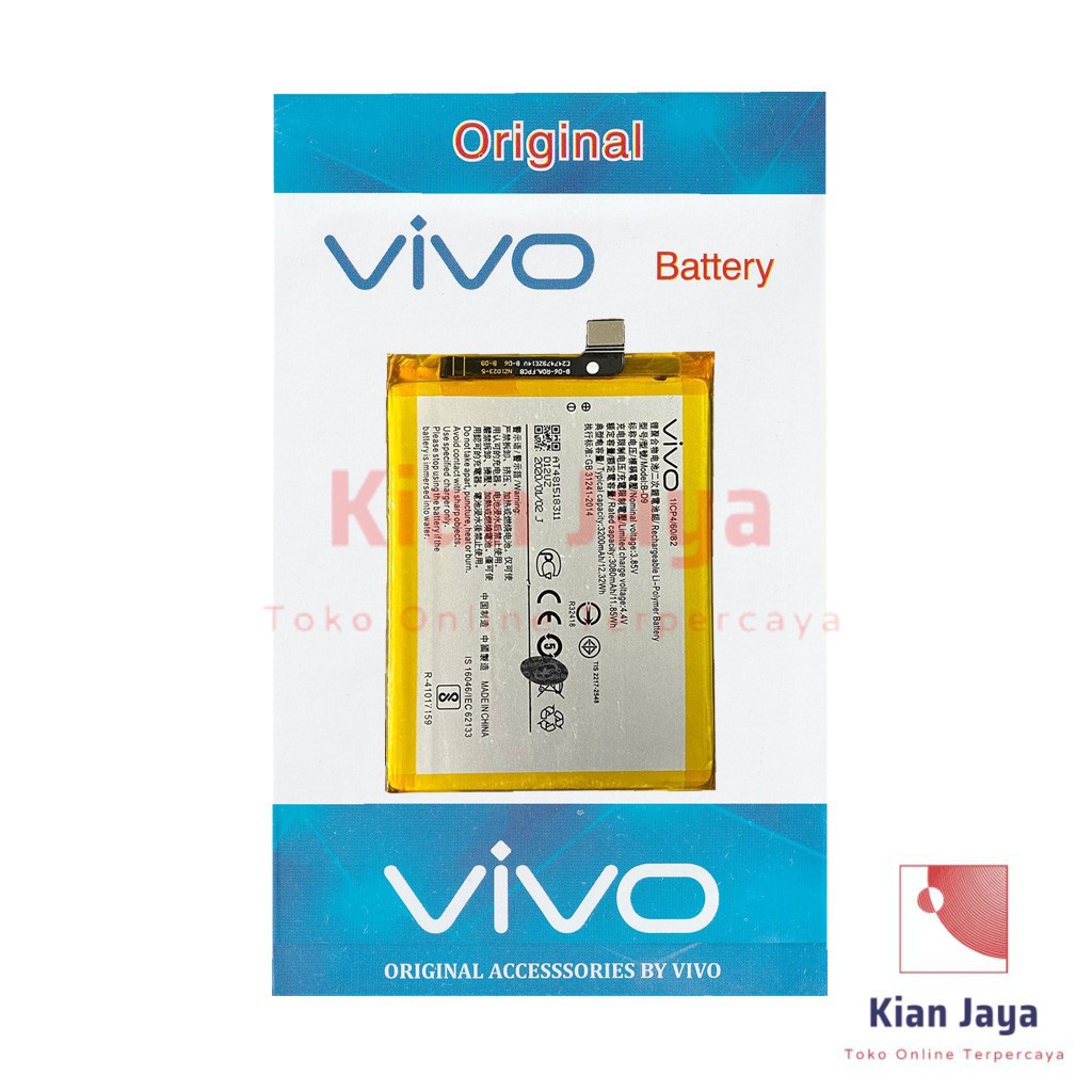 Baterai Original Vivo V9 / B-D9 Batre Batrai Battery Hp BD9 100% Ori