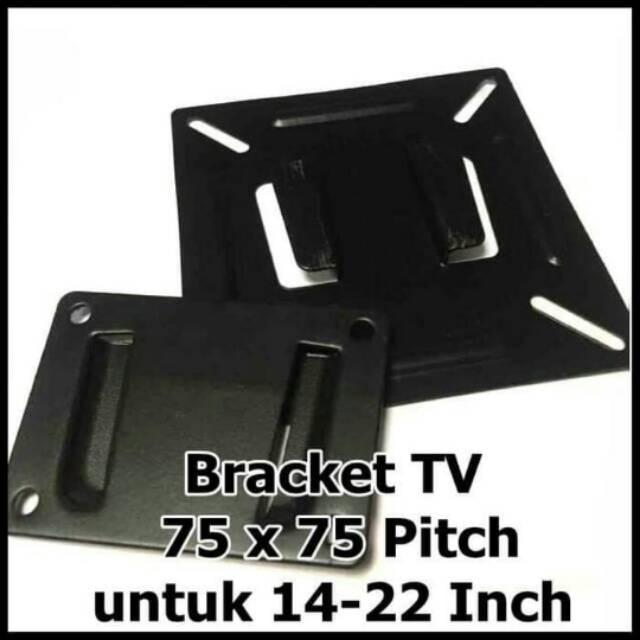 TV Bracket metal untuk 14-22 inc monitor & tv