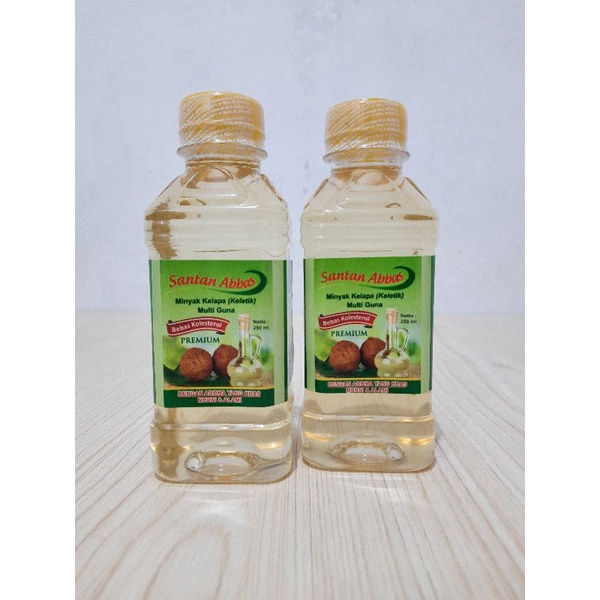 

Santan Abbas - Minyak Kelapa ( Kelentik ) 250ml Multi Guna : Bisa di minum