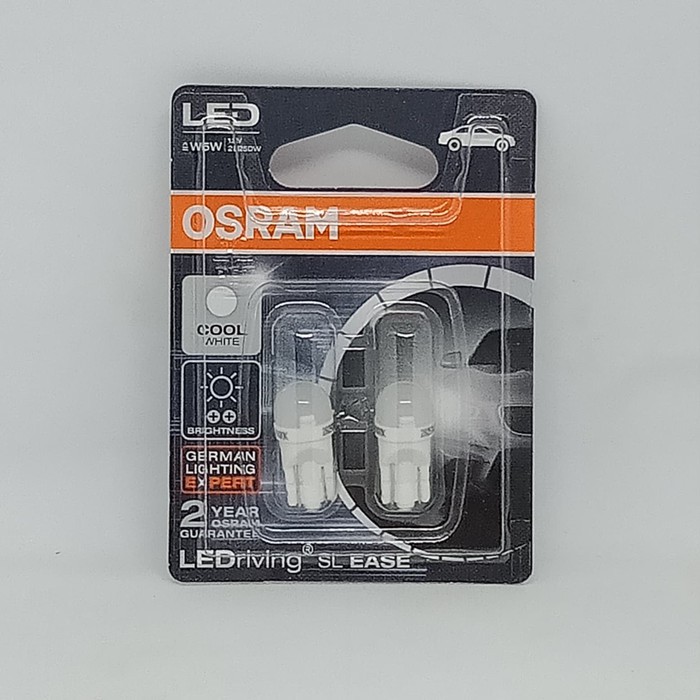 Bohlam, Lampu LED T10 Osram (Lampu Senja &amp; Pelat Motor) (Asli)