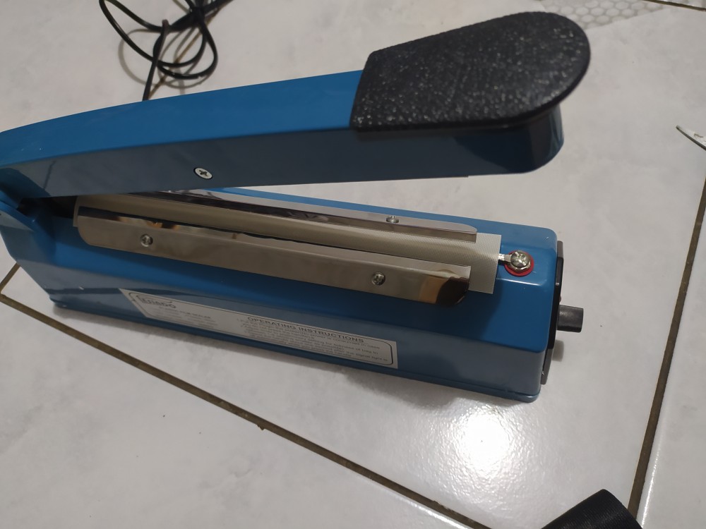 Press Plastik Impuls Sealer Perekat Plastik 20 Cm