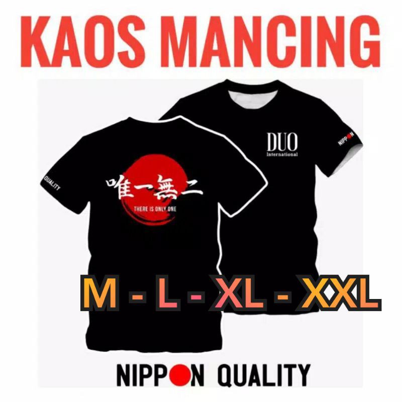 Kaos Mancing T-shirt Fishing Jigging Popping Casting