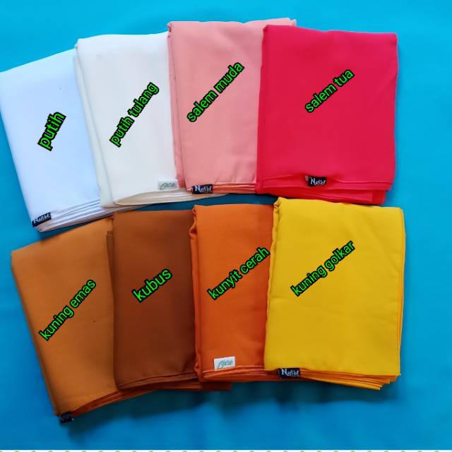 Jilbab segiempat wolfis 150 X 150