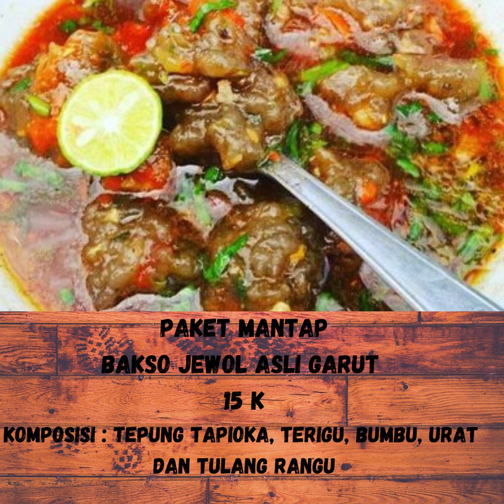 

Bakso Aci Jewol Khas Garut Laris