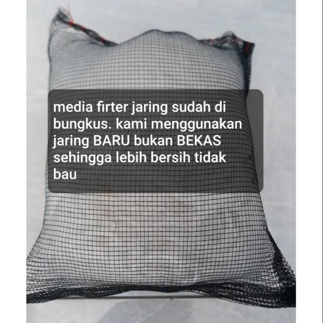 JARING NELAYAN MEDIA FILTER KOLAM DAN AQUARIUM PENGGANTI BUSA FILTER KOLAM