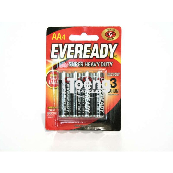 (SUSE) BATERAI 1215 AA BP4 HITAM KECIL EVEREADY